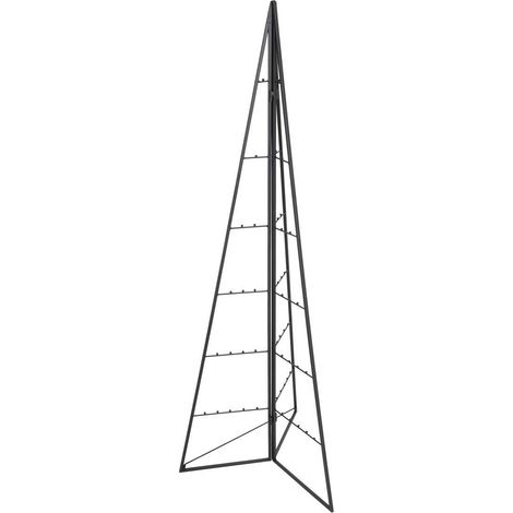 Árbol de Navidad decorativo de metal negro, 120 cm de altura - Feeric lights & christmas (1/2)
