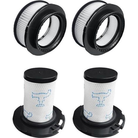 4 Kit de filtration pour Aspirateur Rowenta X-Force Flex 11.60 12.60 14.60 15.60 pour RH98xx (Remplacement Filtre après moteur ZR009008 et Filtre en mousse séparateur ZR009007) (1/5)