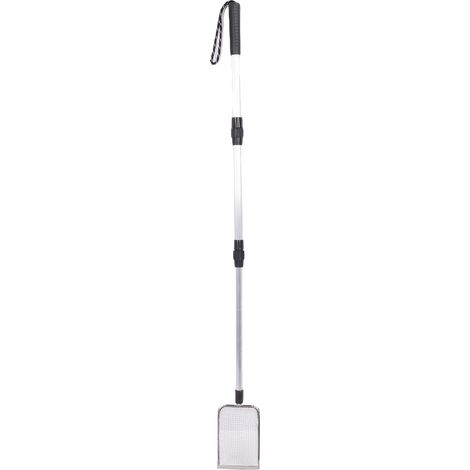 Pelle à litière extensible pour chat, manche long amovible, antiadhésive, en acier inoxydable. (1/5)