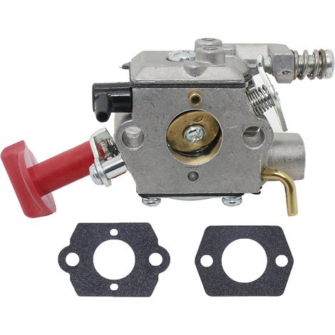 Carburateur WT-1072 compatible avec Echo CS-271 CS-271T tronçonneuse Walbro A021004140 huile (1/5)