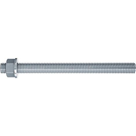 Fischer 10x barra d'ancoraggio FIS A M 20 x 245 mm zincata elettroliticamente acciaio grado 5.8 - 90292 (1/3)