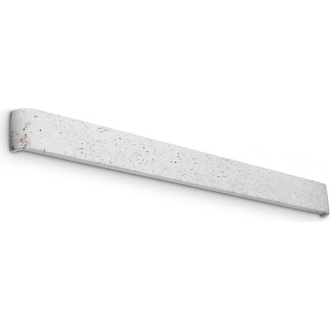 Ideal Lux Applique Moderna Delta 1 Luce LED Integrato Cemento Policarbonato
