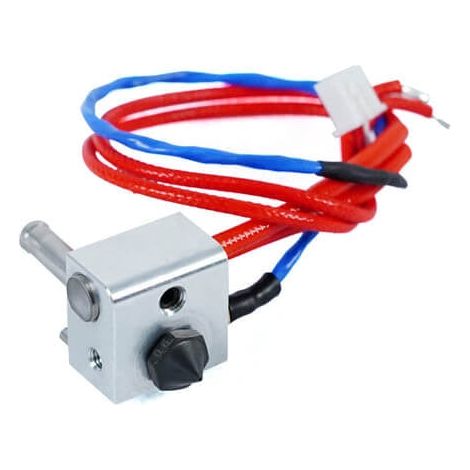 Hotend assembly Flashforge creator 3 pro acciaio temprato 0.4mm