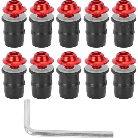 de 10 vis de pare brise universelles M5x16 mm 0 6 po pour (1/5)