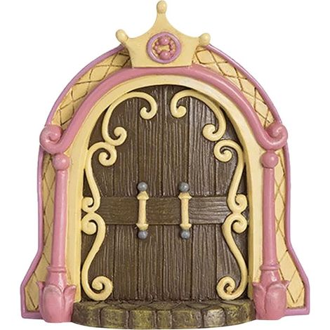 Porte de Fée pour Arbres - Décoration Miniature de Jardin Féerique Extérieur, Accessoire de Décoration pour Arbres et Murs de Chambre d'Enfants