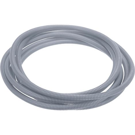 Gaine Fendue pour Câbles 1/2"(12mm) DI 20FT(6m) Gaine Protectrice Résistante À La Chaleur Et Au Froid -40F À 257F Conduit Flexible en Plastique Électriques, Gris (1/5)