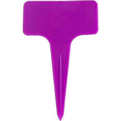 Lot de 20 étiquettes en plastique multicolores pour plantes de jardin, idéales pour identifier les plantes en pot, les fleurs, les arbres et les tuteurs de serre. Forme en T. (1/5)