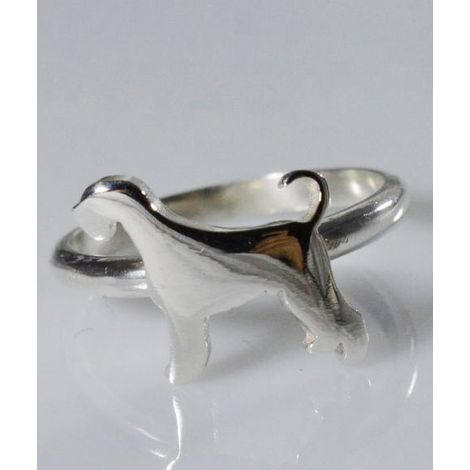 Silberner Schnauzer Ring Titel 925
