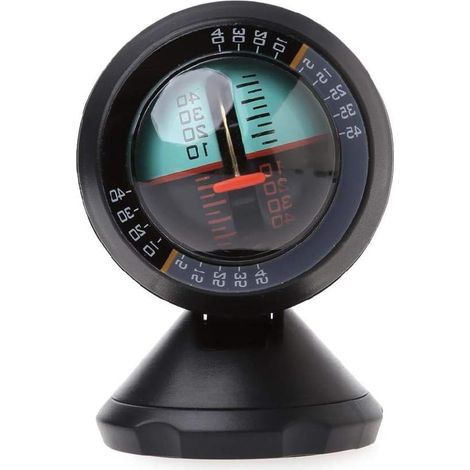 Inclinomètre de voiture multifonction pour boucle d'oreille Outil de mesure en plein air Boussole de véhicule inclinomètre inclinomètre numérique inclinomètre inclinomètre 4 x 4 jauge