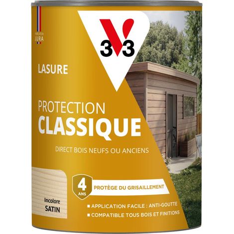 Lasure Protection Classique V33 INCOLORE Satin-0,75L