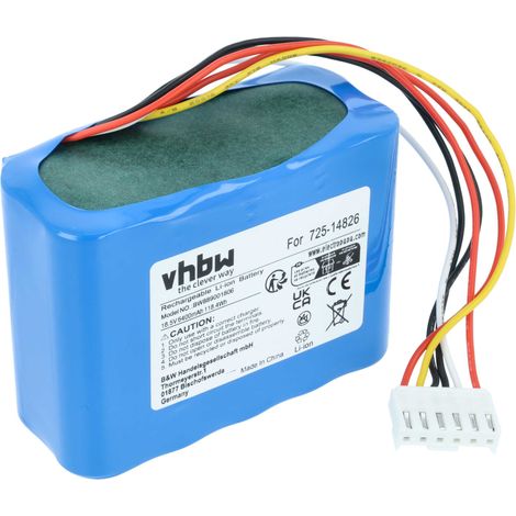 Vhbw – Batterie Li-ion 6400mAh 18,5V pour Cub Cadet XR5 2000/1000/1000 2021 – Autonomie prolongée – Compatible avec chargeur standard