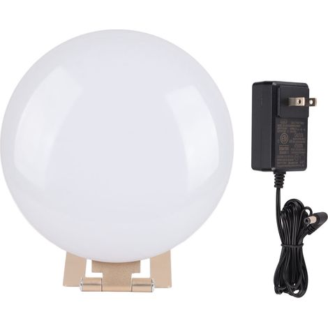 Lampe thérapie lumineuse LED SAD, luminosité réglable, améliore l'humeur, pour bureau domicile, 110-240V, prise US. (1/5)