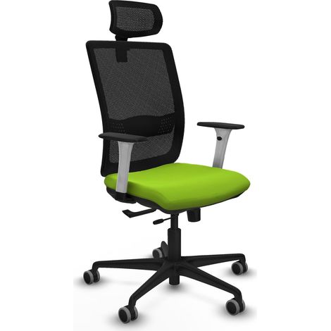 Silla piqueras y crespo Haches blanco respaldo fijo soporte lumbar (1/2)