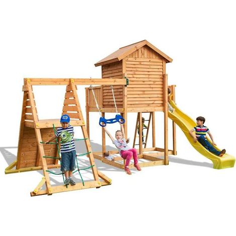 Parco giochi con altalene Fungoo My SIDE Spider da cortile