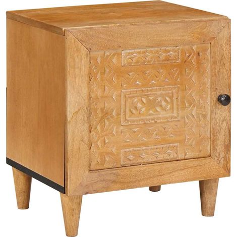 Maison Exclusive - Table de chevet Marron Clair 80 x 50 x 40 cm Bois d'ingénierie (1/5)
