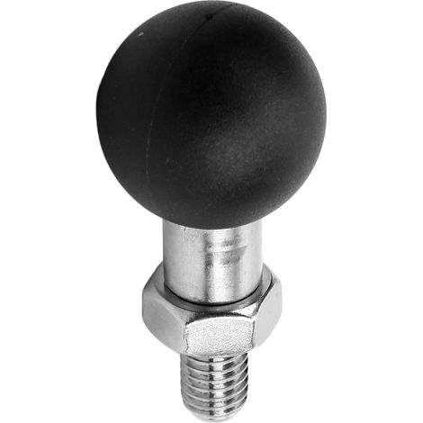 Support de rétroviseur arrière pour moto à rotule, filetage à droite, antirouille, accessoire universel M8x1,25 (1/5)