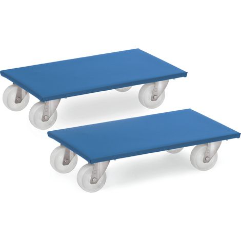 Fetra Möbelroller 2er-Set Polyamidräder 500kg Tragkraft (1/2)