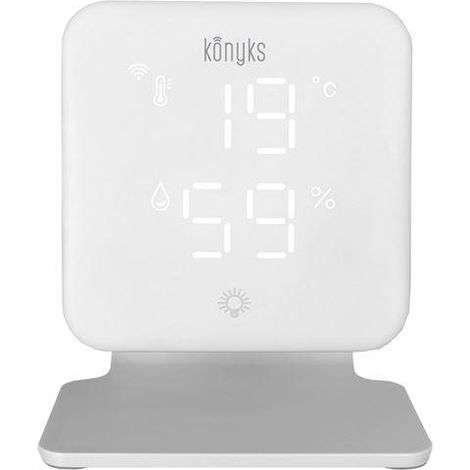 Konyks Wi-Fi Thermostat Aluminium Fernbedienung