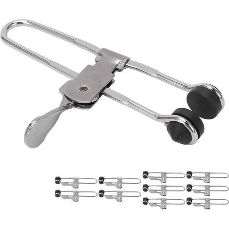 Lot de 10 pinces de fixation à levier multifonctionnelles en acier inoxydable antirouille pour carrelage (1/5)