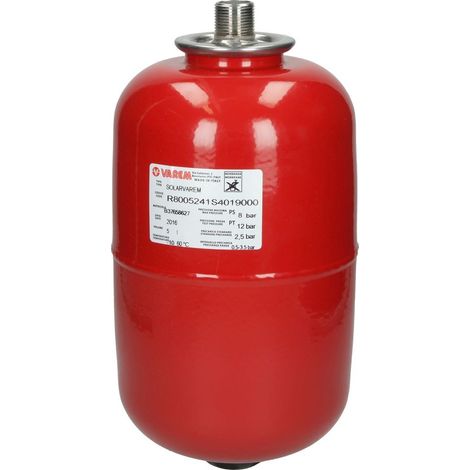 Vase d'expansion à membrane, 5 l 3/4''FM avec membrane nitrile résist. au fioul
