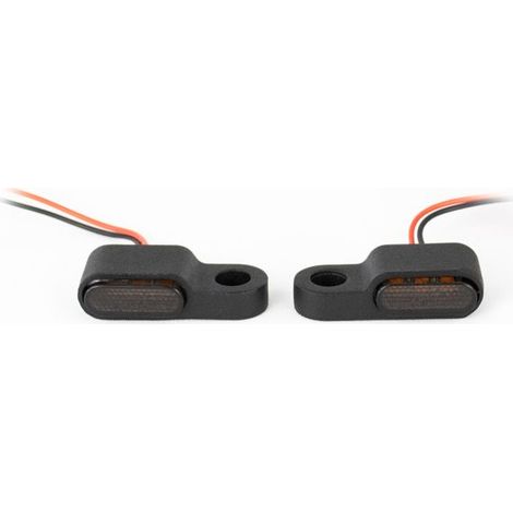 LED-Motorradblinker Lumitecs TX13 2 Stück getönt schwarz