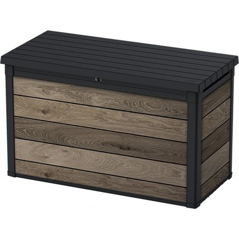 Keter Walnut Aufbewahrungsbox - 757L - 151,7x72,5x90cm - Dunkelbraun (1/5)