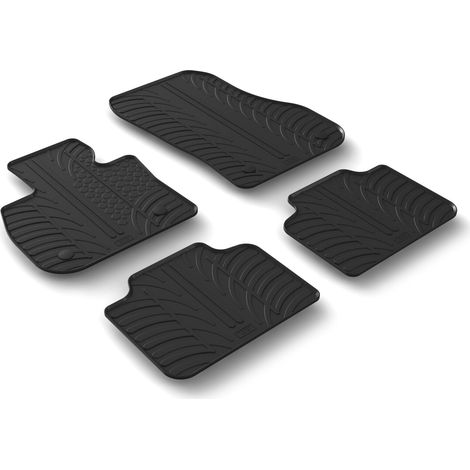 Set tappeti su misura in gomma - compatibile per Bmw Serie 2 Active Tourer (12/21) no ibrida