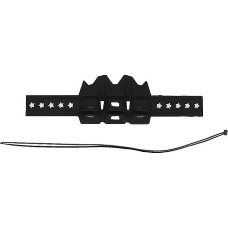 Cover of protection universal in Silicone for hose exhaust of motorcycle, shield thermal (black) (1/5)