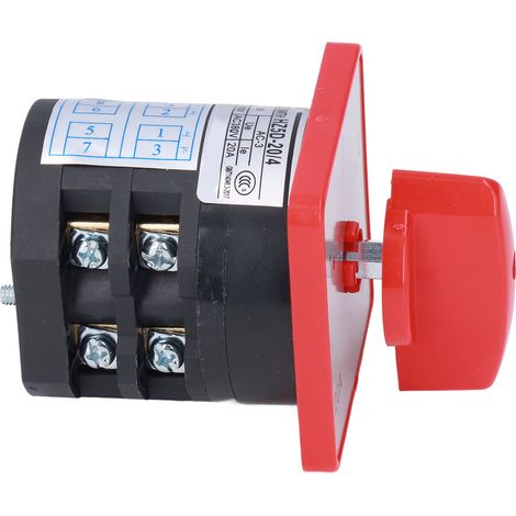2-poliger, 3-stufiger Drehnockenschalter für AC380V-Motoren, Modusumschaltschalter (1/5)