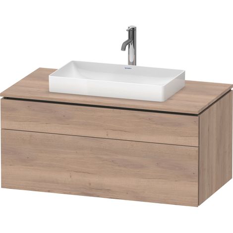 Lavabo de consola Duravit L-Cube, suspendido, incluye placa de