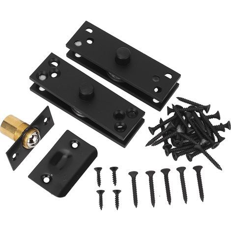 Charnière de porte dissimulée en acier inoxydable, capacité de charge de 220 lb, pivot coaxial haut et bas à 360 ° (1/5)