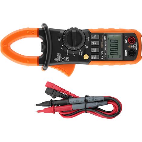 PEAKMETER PM2108 tragbares digitales AC/DC-Zangenmessgerät Multimeter Strom-Spannungs-Widerstandstester (1/5)