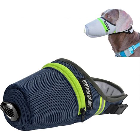 Générique Masque pour Chien, réutilisable, Respirant, avec Filtre à air, Masque Facial à gaz réglable, Masque respiratoire pour Chiens de Grande et Petite Taille