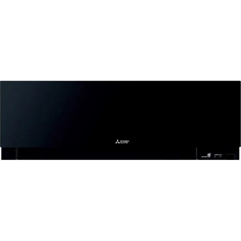 Mitsubishi Electric - Unità interna 9.000 condizionatore inverter MSZ-EF con gas R410 - Modello: Kirigamine Zen - Colore: Nero (N.B. Solo unità interna)