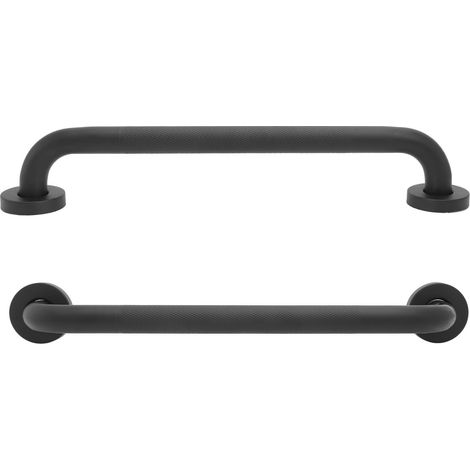Barre d'appui salle de bain, poignée de douche antidérapante pour personnes âgées et handicapées, rampe de sécurité murale noire, usage familial et domestique (1/5)