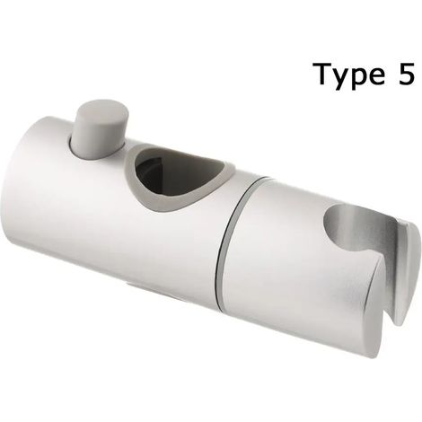 Support de douche réglable en ABS, robuste et de rechange, pour barre de douche et porte-pompe coulissante, accessoires de salle de bain. (1/5)