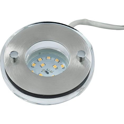 BRILONER - FARETTO LED DA INCASSO 5W 400lumen NICKEL OPACO (1/2)