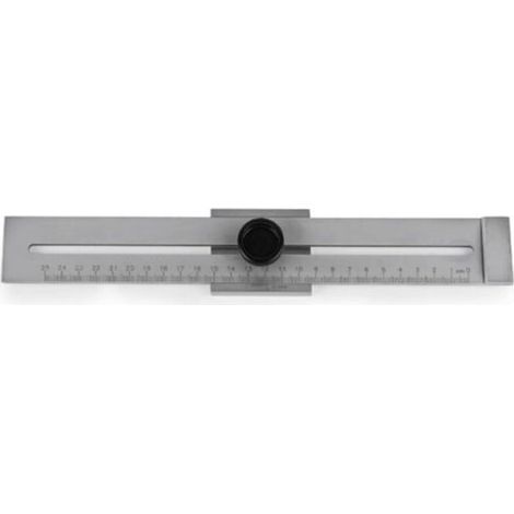 Jauge de trait de précision 250 mm, outil de traçage, jauge de marquage pour marquage et délimitation précis des marques et des lignes auxiliaires (1/4)