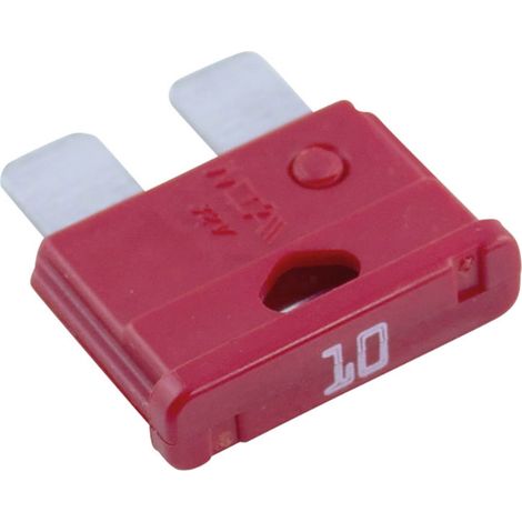 Fusible plat standard 10 A MTA Automotive 340027 rouge 1 pc(s)