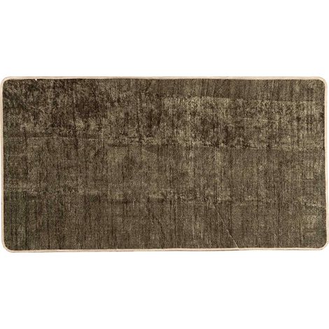 Rug Runner MARSA Forest Green 80 x 150 cm Polyester and PVC vidaXL
