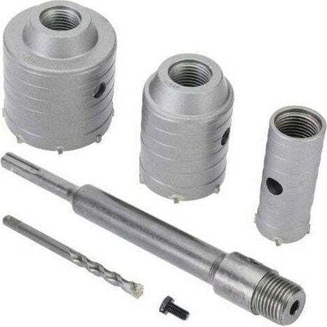 Les forets SDS Plus sont adaptés aux travaux de béton, de ciment, de pierre et de maçonnerie - 65 mm, 50 mm, 30 mm. (1/4)