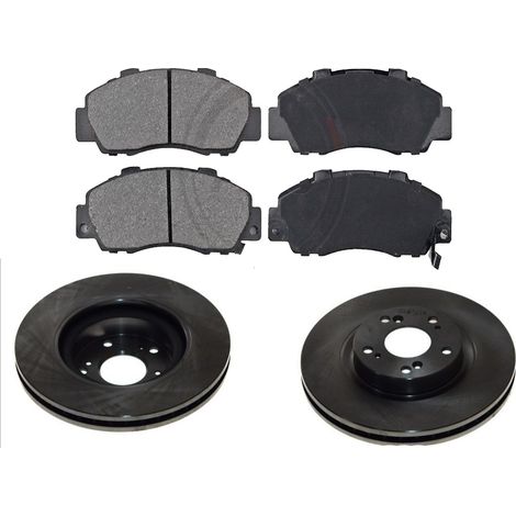 KIT FRENI ANTERIORI compatibile con HONDA INTEGRA (DC5) - DISCHI + PASTIGLIE OEM: FDB905 / DSK2350 /SOSTITUZIONE DIRETTA/BASSA POLVERE/SILENZIOSO