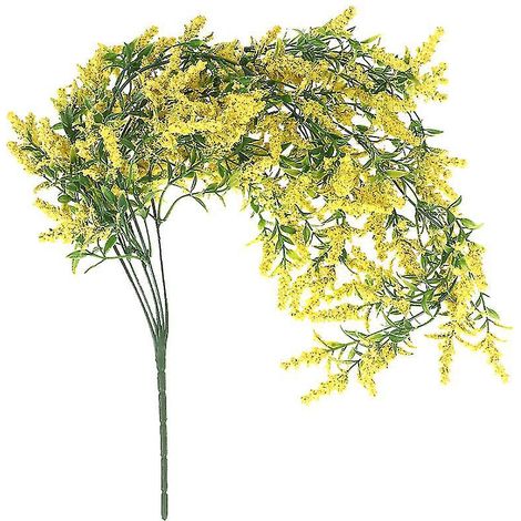 1 brin de lavande artificielle jaune pour fleurs de mariage