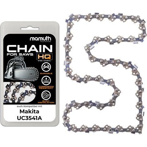 Chaîne de scie 35cm 1,1mm 3/8" 52 TG pour Makita UC3541A