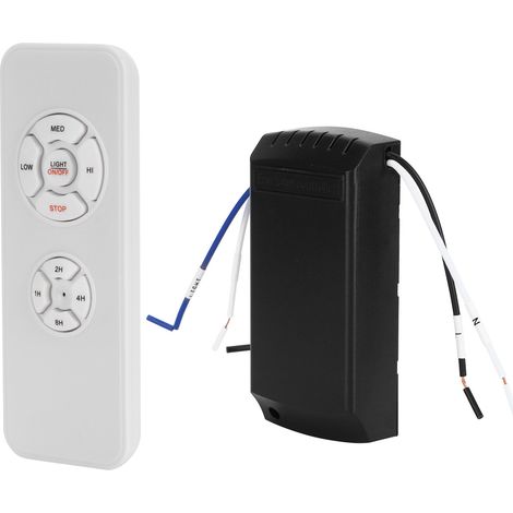 Kit de télécommande sans fil 220 V pour ventilateur de plafond avec lampe, récepteur et minuterie pour un contrôle intelligent de la maison (1/5)