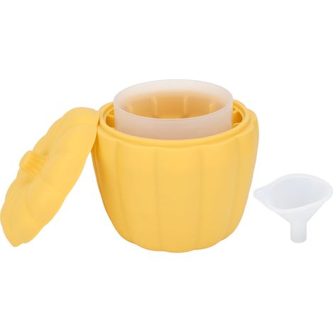 Moule à glaçons citrouille en silicone acrylique sans BPA, facile à utiliser et durable, économise de l'espace