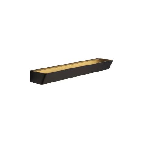 Mantra Aplique de pared LED ALTEA 40W con luz indirecta, negro 3000K, 100x500x100mm (1/3)