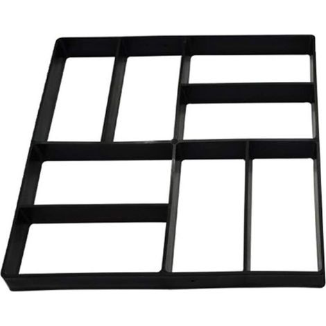 Moule à Pavé Béton pour Chemin, Moule à Pavage Réutilisable pour DIY Pavement Allée Patio de Jardin Terrasse Briques, 40x40 cm