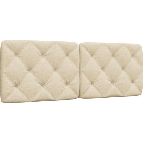 Kopfteil-Kissen Creme 120 cm Stoff (1/5)