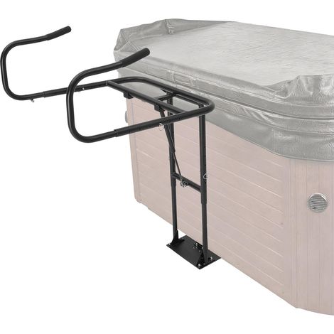 VEVOR Sollevatore Idraulico di Copertura Vasca Idromassaggio Lega Alluminio Altezza Regolabile 840-1050mm, Larghezza 1350-2350mm, Telaio Montaggio Laterale Inferiore, Regolazione a Cuscinetti a Sfera (1/5)